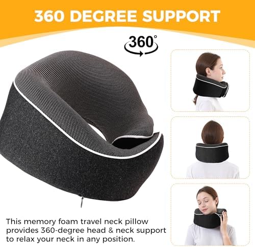 Multi-Purpose Travel Pillow Lightweight Comfortable for Airports Offices Cars