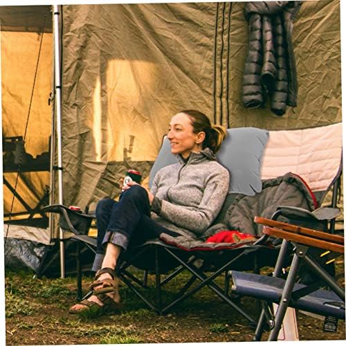 Ergonomic Multi-Functional Travel Pillow for Camping and Airplane Sleep Comfortable Support for Neck and Back