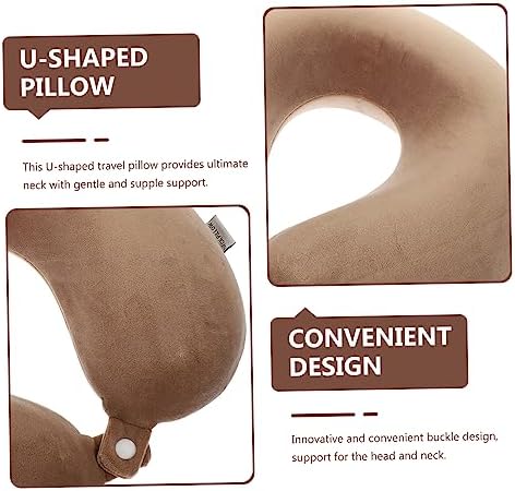 Amosfun Comfortable U-Shape Neck Pillow for Travel