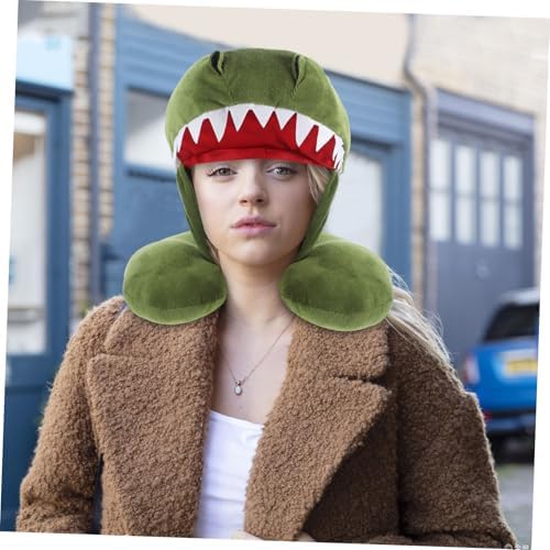 Cool Cylindrical Dinosaur Pillow for Travel