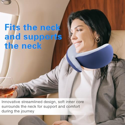 Belecy Travel Pillows for Airplanes - Perfect for Relaxing With Ergonomic Support