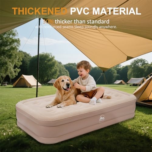 Adjustable and Durable Air Mattress for Camping