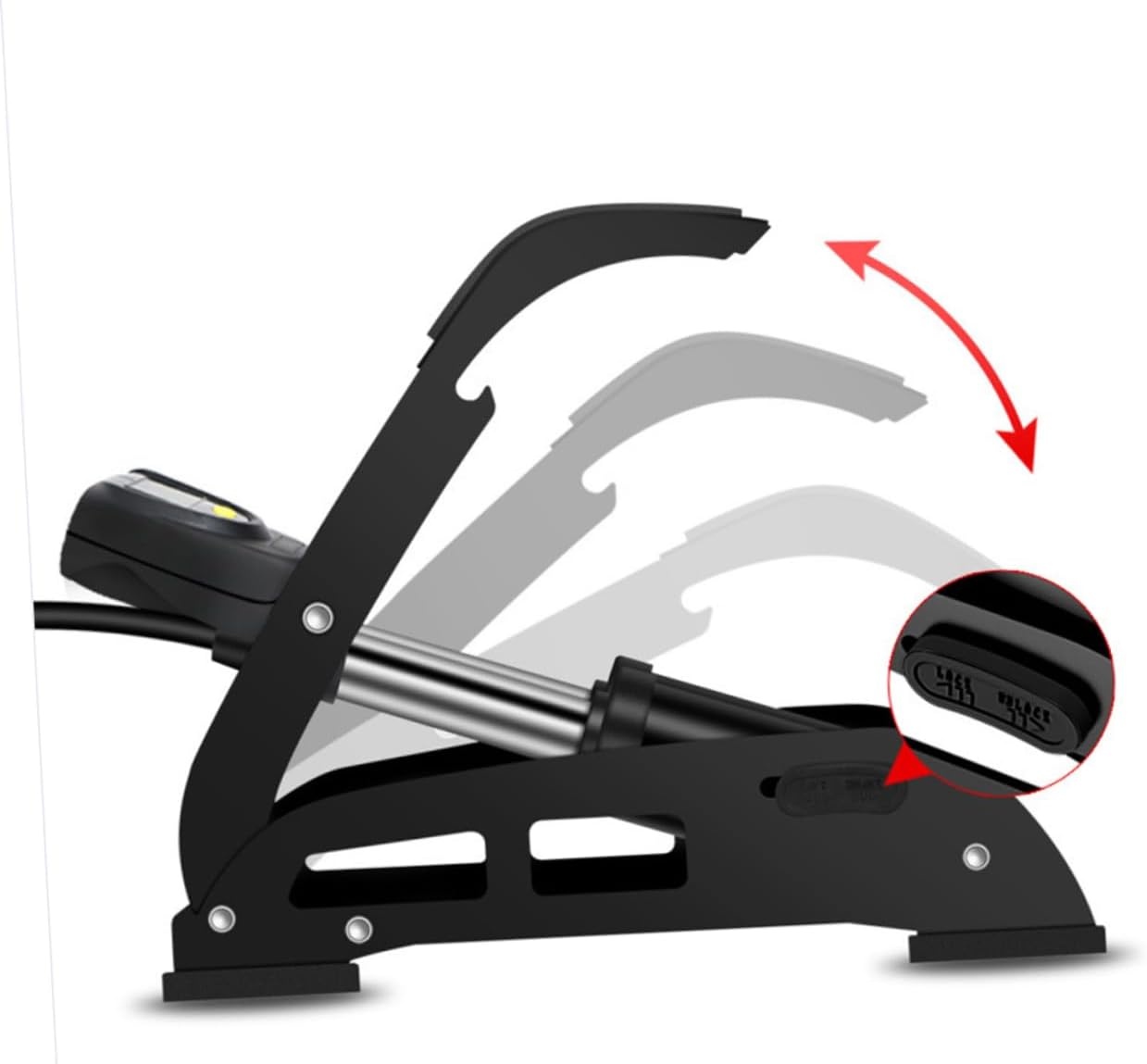 Portable High Voltage Foot Pump with Digital Display for Electric Cars Bicycles