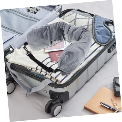 Luxshiny Travel Pillow with Storage Function for Airplane or Long Flight