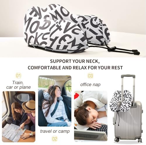 ALAZA Travel Neck Pillow for Airplanes