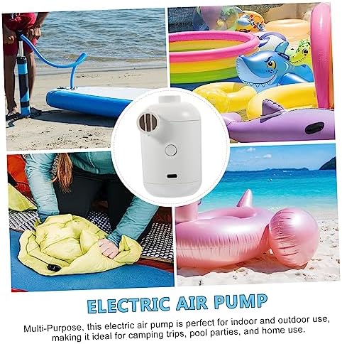 1Set KESYOO Electric Air Pump for Quick Inflation USB-Powered for Air Mattresses and Pools