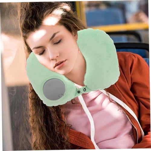 HEALLILY Inflatable Travel Neck Pillow for Airplane Use