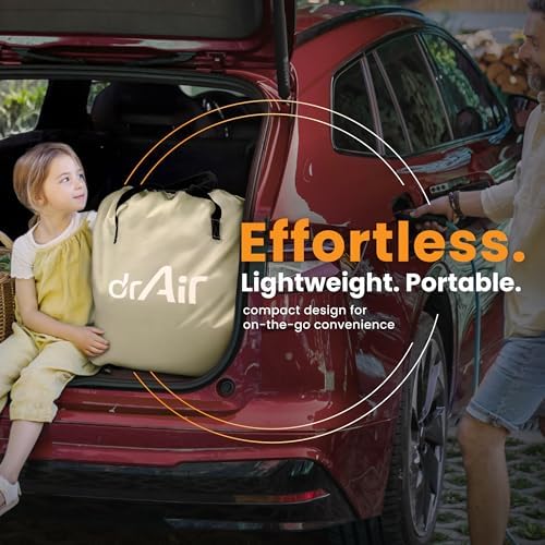 Dr Air Twin Air Mattress 18 Inflatable Bed for Home Camping Guests