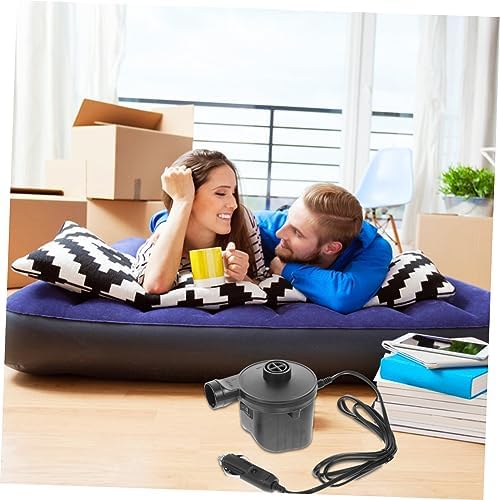 Alipis Electric Air Pump Portable Deflator for Air Mattress and Inflatable Couch