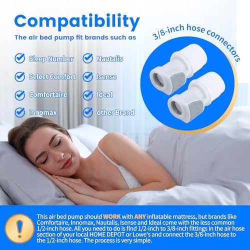 compatible air pump for select comfort or sleep number