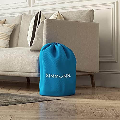 Simmons Rest Aire Mattress Twin 17 Soft Top Dura-Vinyl Air Mattress with Side Pump