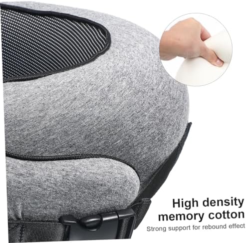 Adjustable U-Shaped Travel Pillow for Comfort Neck Support Car Airplane Use