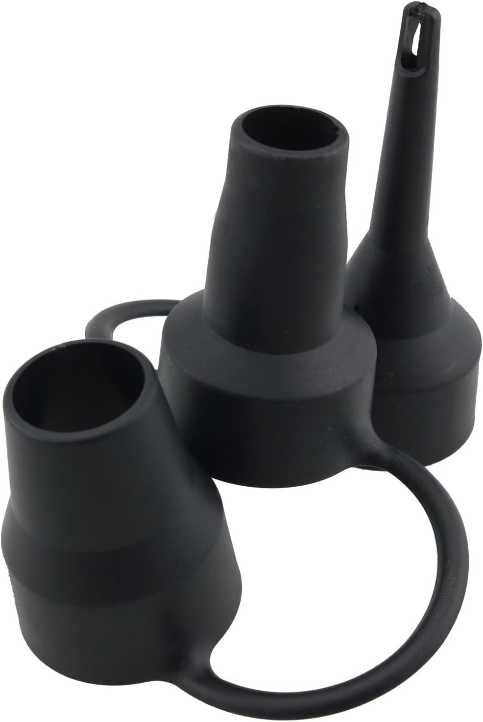 2 Sets 3 Sizes Plastic Pump Nozzle Adapters for Air Mattress and Inflatables