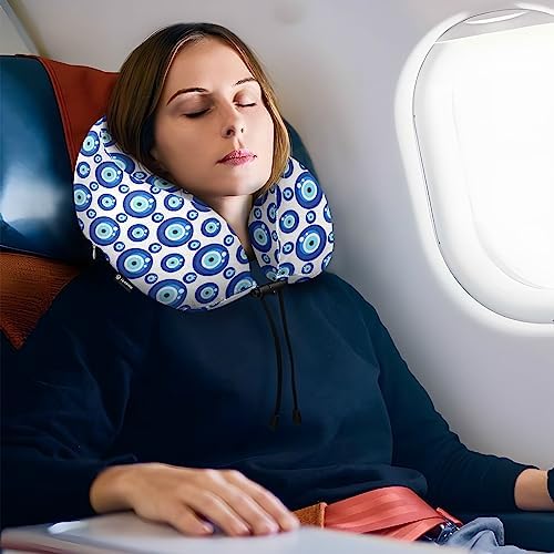 Wusikd Evil Eye Memory Foam Neck Pillow