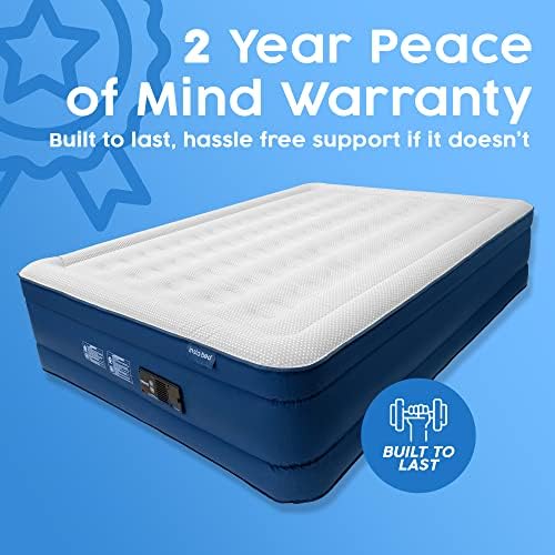 Whispair Plus Queen Air Mattress Nightfall Navy