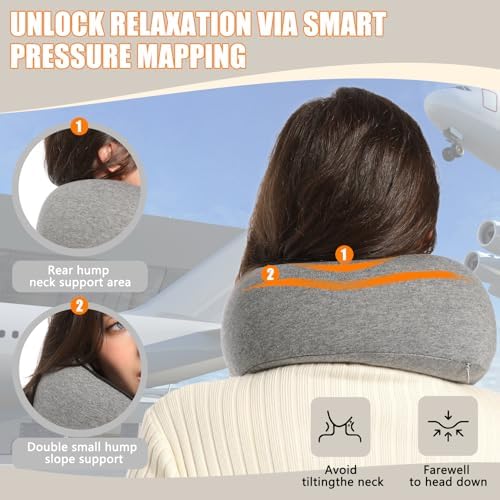 Ergonomic Travel Neck Pillow for Flights Cars Responsibilities of Modern Life 360 Comfort for Your Neck