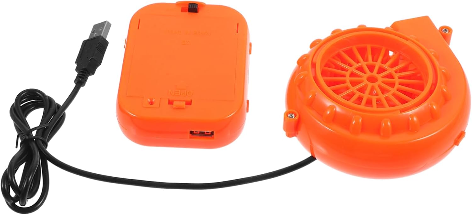 Garneck Mini Blower Paper Plate Holder Reusable Gauge-Up Air Pump Portable Effective