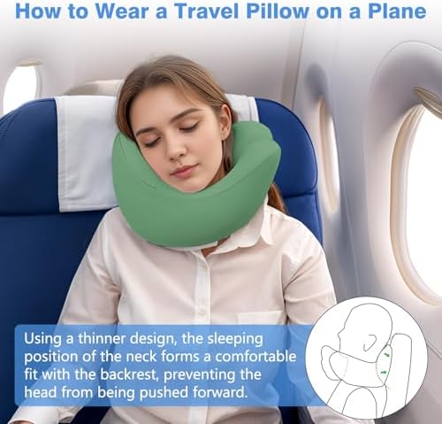 Memory Foam Neck Pillow for Travel