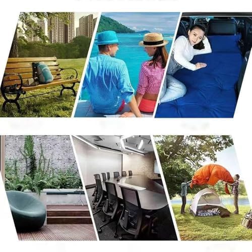 Car Inflatable Mattress for Kia EV6 EV9 Portable Flocking Air mattress camping travel mattress