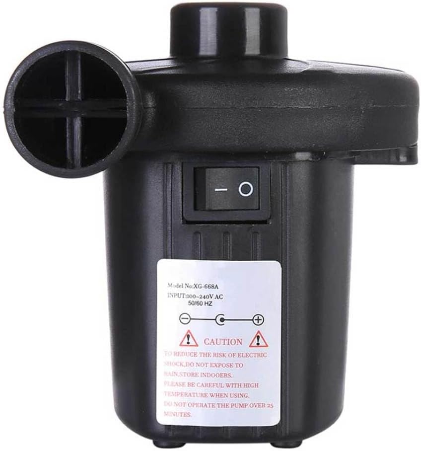 Electric Air Pump 2-in-1 with 3 Nozzles 230V 12V Multi-Freiburgger for Inflatable Mattresses Boats