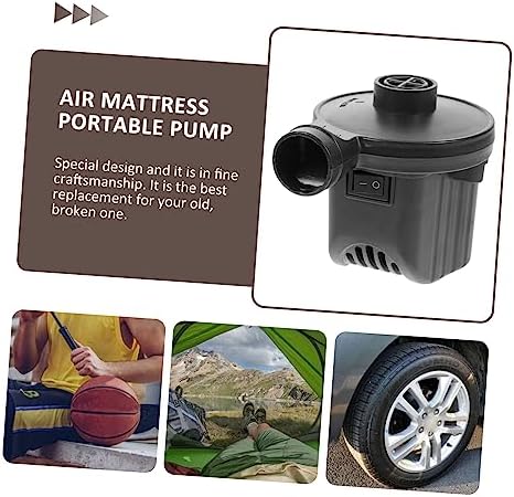 Alipis Electric Air Pump Portable Deflator for Air Mattress and Inflatable Couch