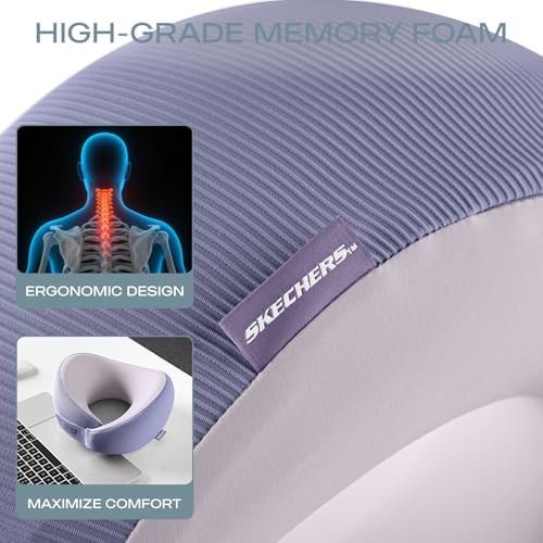Memory Foam Travel Pillow Ergonomic Design for Comfort