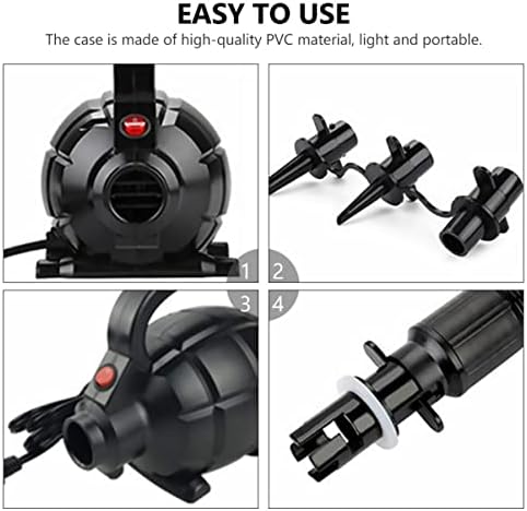 Cabilock Electric Air Pump 600W-Compact Quick InflatDeflate for Boats More