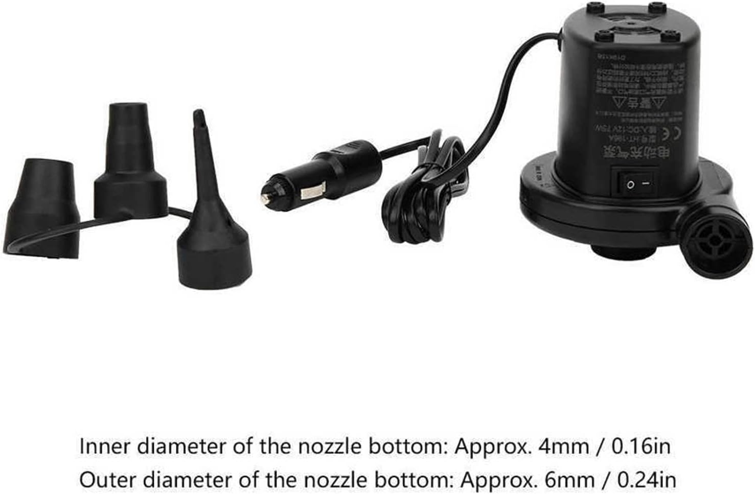 Mini Power DC12V Pump - Suction Inflation Air Compressor for Boats Industrial Uses