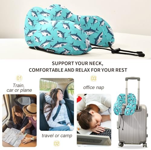 Durable Memory Foam Neck Pillow for Travel