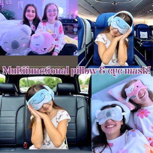 Relax in Style - Travel Pillow and Eye Mask by Kalan