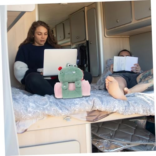 Milisten Foldable Cartoon Pillow and Blanket for Travel and Car