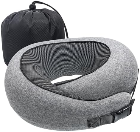 Travel Pillow Shaped Neck Support for Airplane Straps