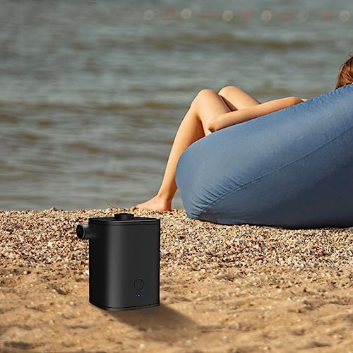 6-Piece 2-in-1 Air Pump Set with 5 Nozzles Rechargeable for Air Mattresses Pools More