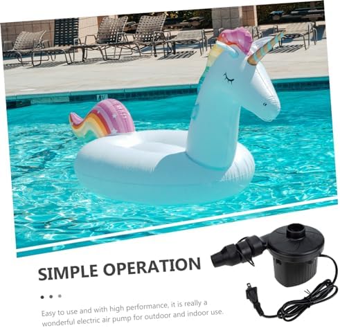 PRETYZOOMElectric Air Pump for Quick Inflatable Pool Toys and Rafts