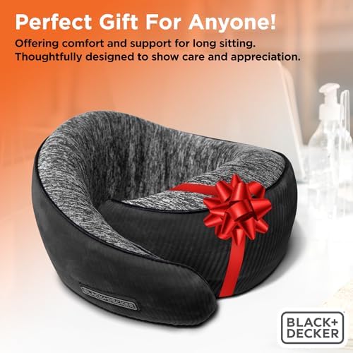 Cooling Memory Foam Travel Pillow - Ergonomic Neck Support