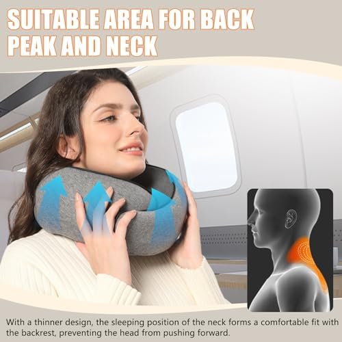 Ergonomic Travel Neck Pillow for Flights Cars Responsibilities of Modern Life 360 Comfort for Your Neck