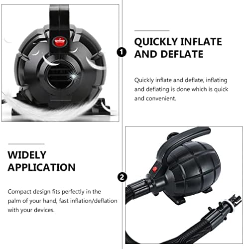 Quick Inflate Electric Air Compressor Pump with Multiple Nozzles for Boats Balloons More