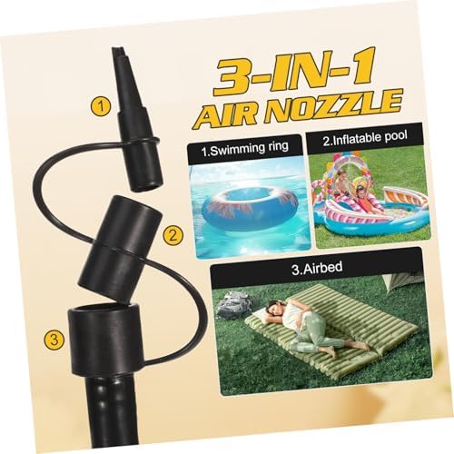 HOLIDYOYO Quick-Fit Foot Pump