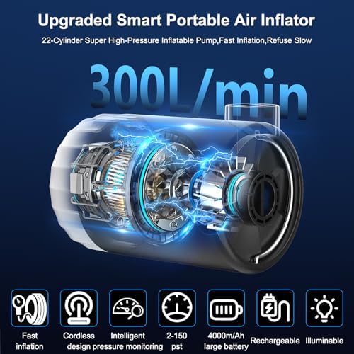 Fostex Portable Mini Air Pump Rechargeable Battery