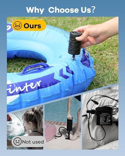 Mini Rechargeable Air Pump Boyle 4500Pa for Inflatables - Lightweight Powerful