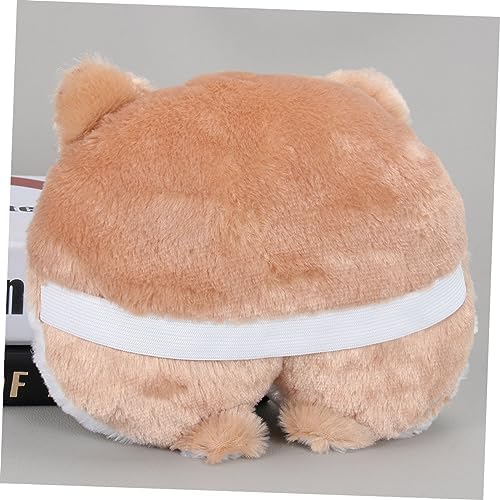 TOYANDONA Plush Car Pillow Corgi Design Comfort for Home Office and Travel