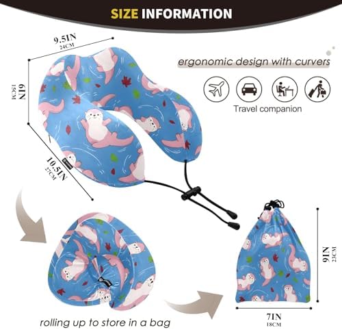 ALAZA Memory Foam Neck Travel Pillow