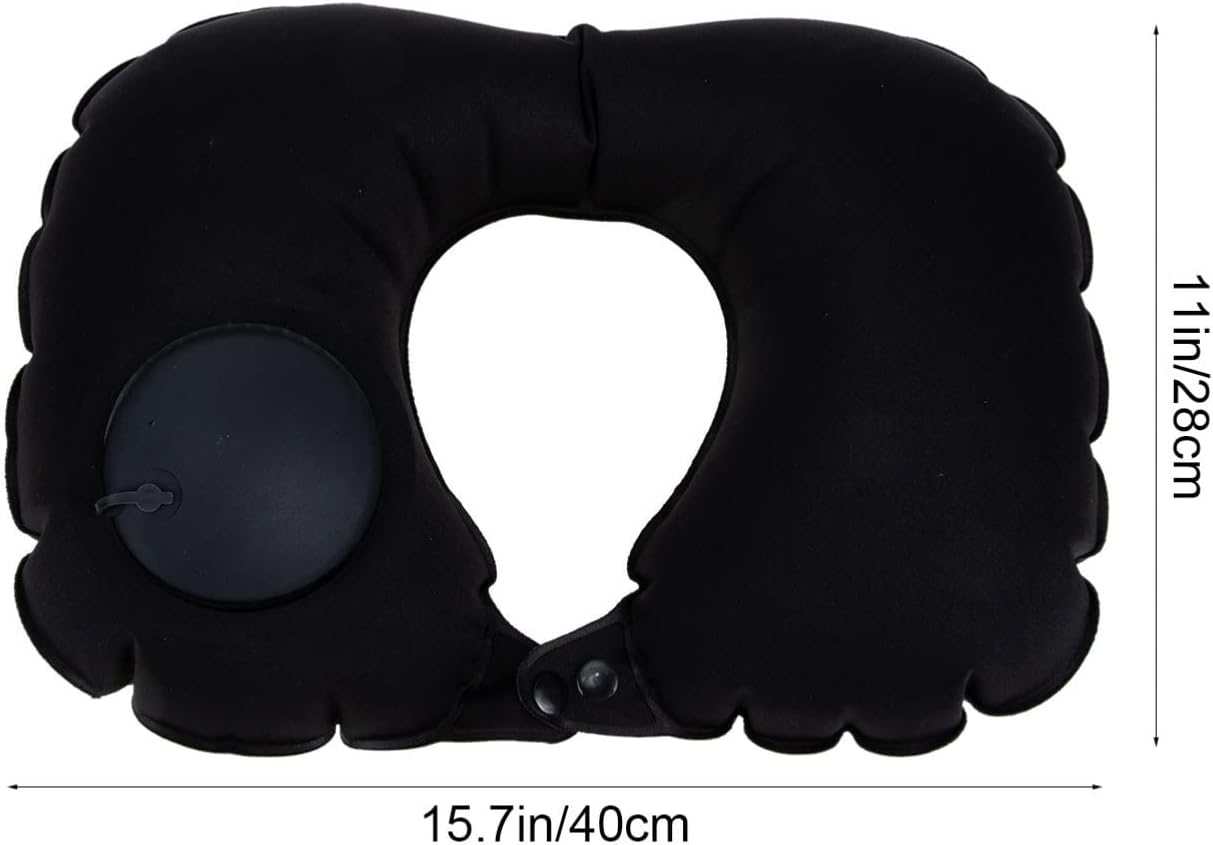 CHILDWEET Inflatable Travel Pillow - Comfortable Neck Pillow for Airplane Use Portable Travel Supply