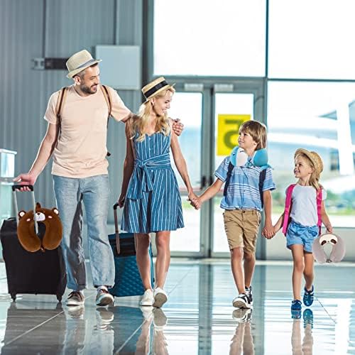 DUANY STOREKids Cute Travel Neck Pillow for Airplane Backup Support