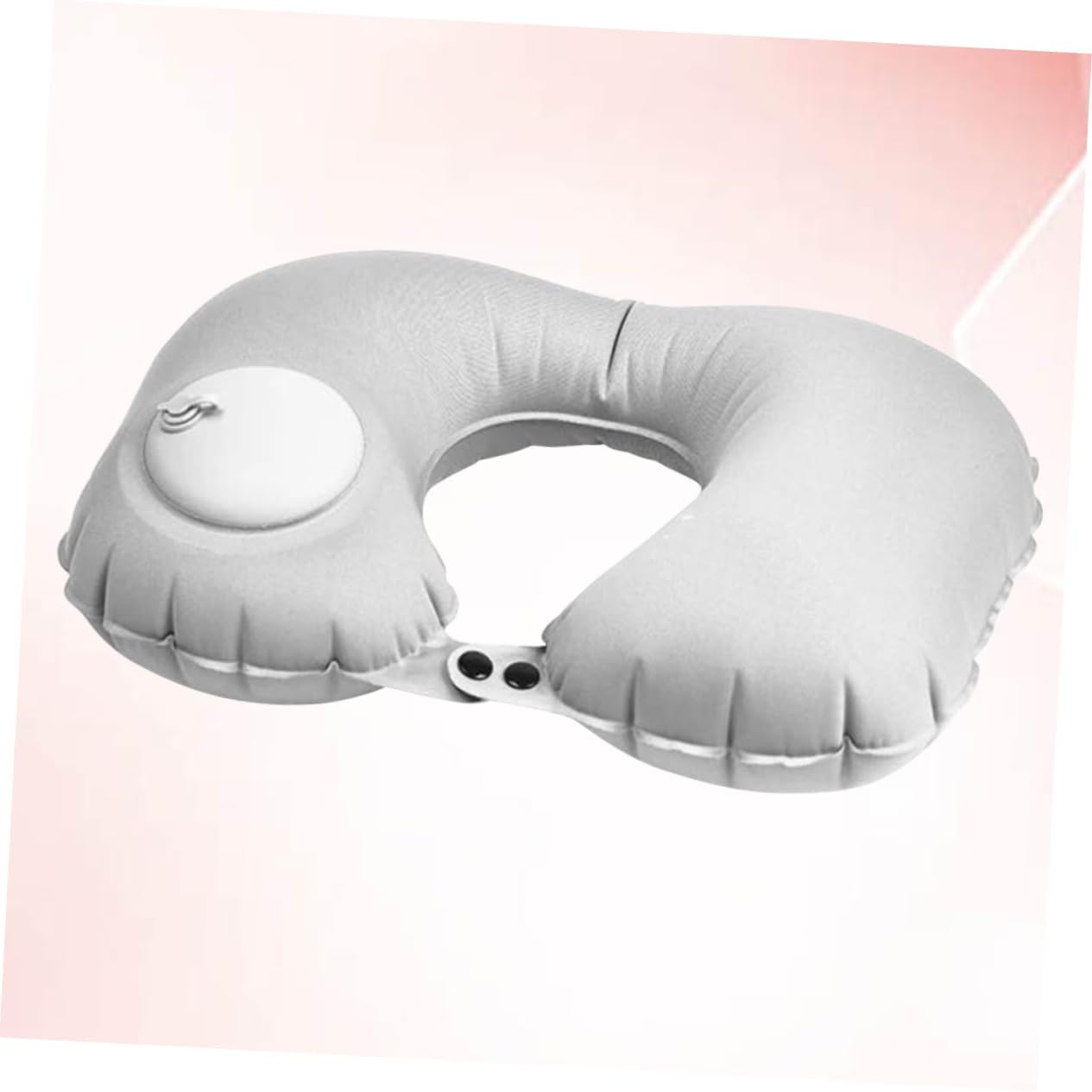 U-Shaped Neck Pillow with Automatic Inflator 2-Piece Set for Travel Comfort