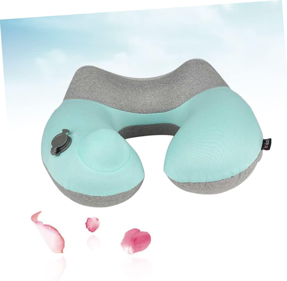 IMIKEYA Flatable Travel Pillow Compact Lightweight Neck Support for Travel and Comfort