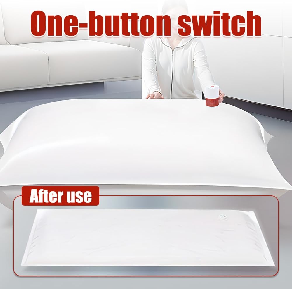 MiOYOOW 37mm Electric Vacuum Pump Portable Top Air Flow Saler Bag Pump Great for Travel Home Use