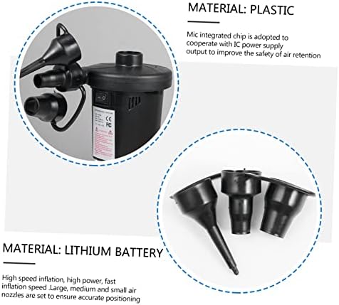 VOSAREA Rechargeable USB Air Pump for Fast Inflation of Air Mattresses Pools Rafts and More