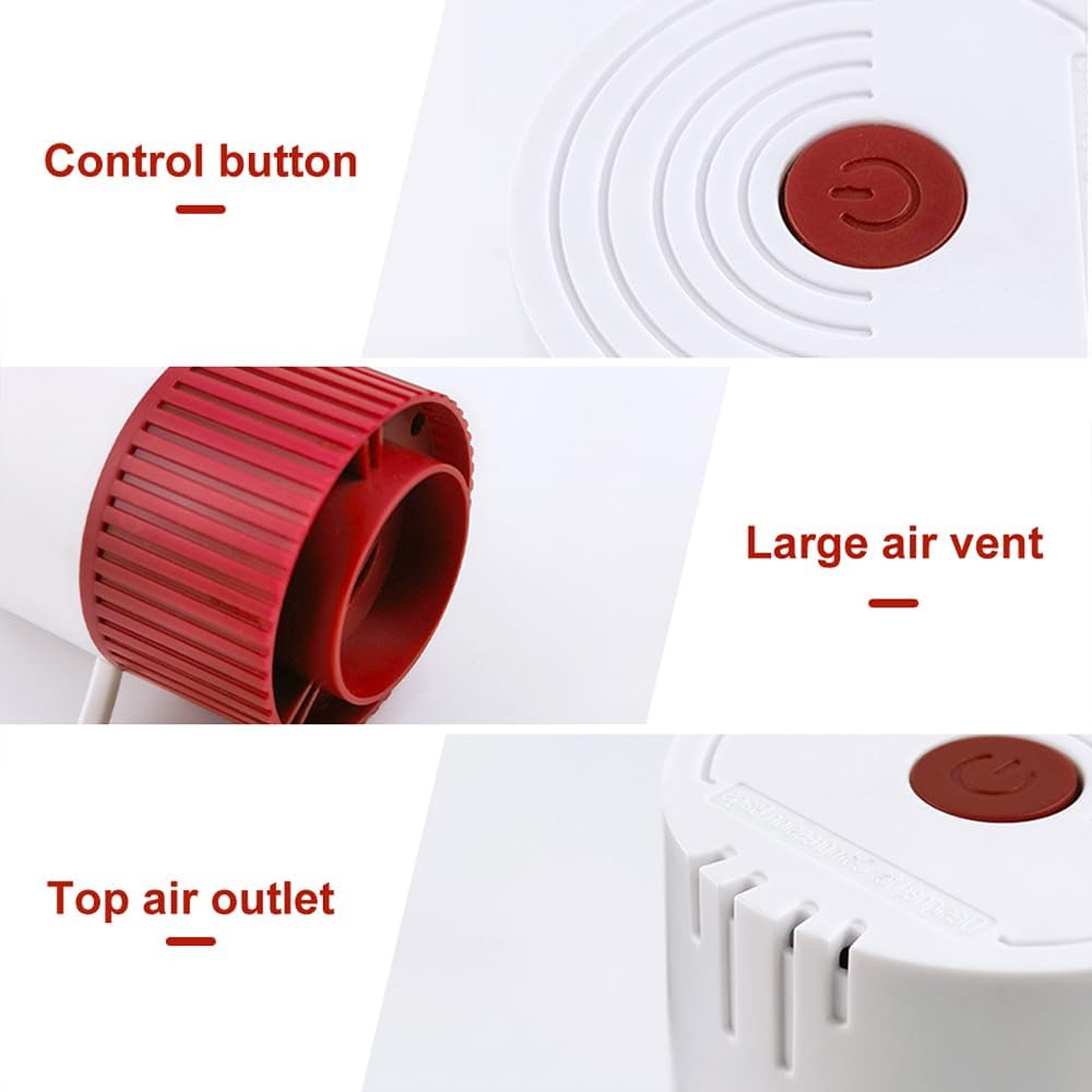 MiOYOOW 37mm Electric Vacuum Pump Portable Top Air Flow Saler Bag Pump Great for Travel Home Use