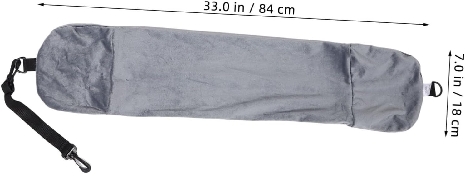 Stash-Ready Travel Neck Pillow with Built-In Sack Portable for Airplane Hotel or Carbine Use